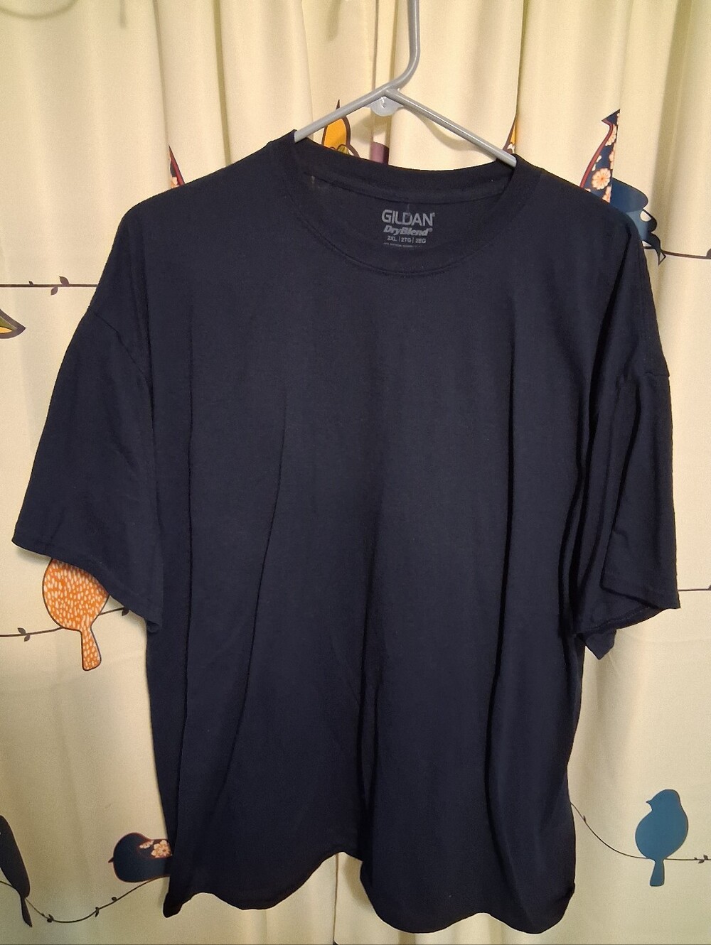 Gildan Men's Short Sleeve Crew Black T-Shirt Size 2X